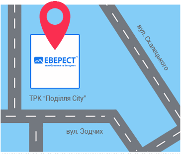 Схема проїзду - Информ. центр «на Поділлі»